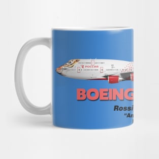 Boeing B747-400 - Rossiya Airlines "Amur Tiger" Mug